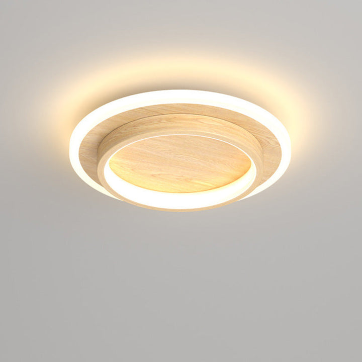 Rousen ceiling lamp installed on white ceiling minimalist style