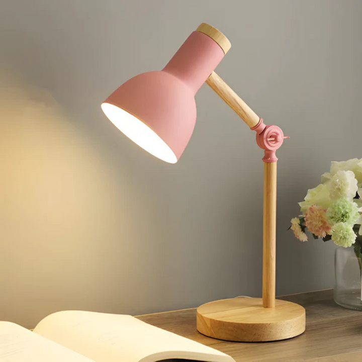 Nord Scandinavian desk lamp lifestyle shot in a home office
