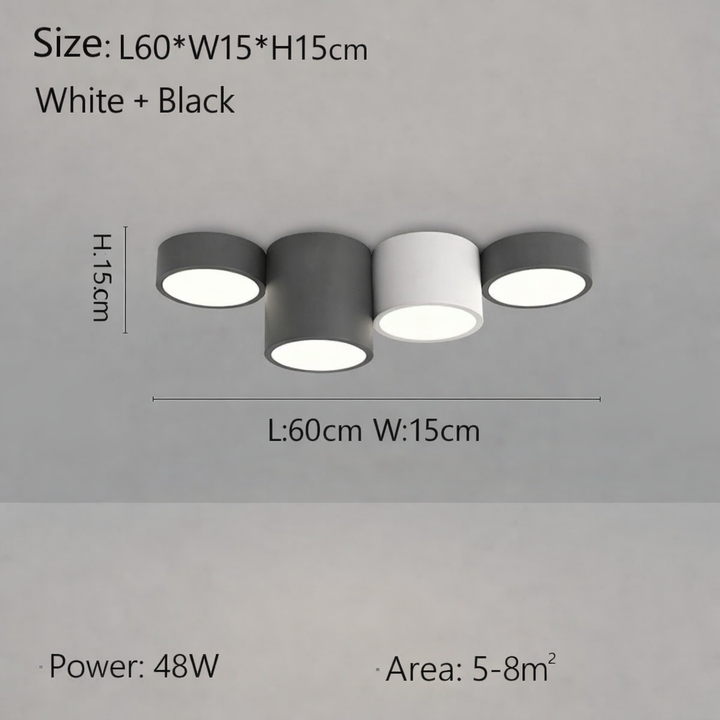 Luvira Nordic ceiling light dimmable with remote control