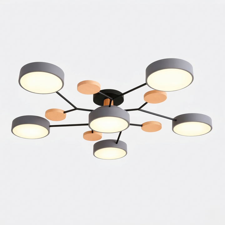 Orvexa Multi-Arm LED Ceiling Lamp | Modern Statement Light | JDHSONLINE