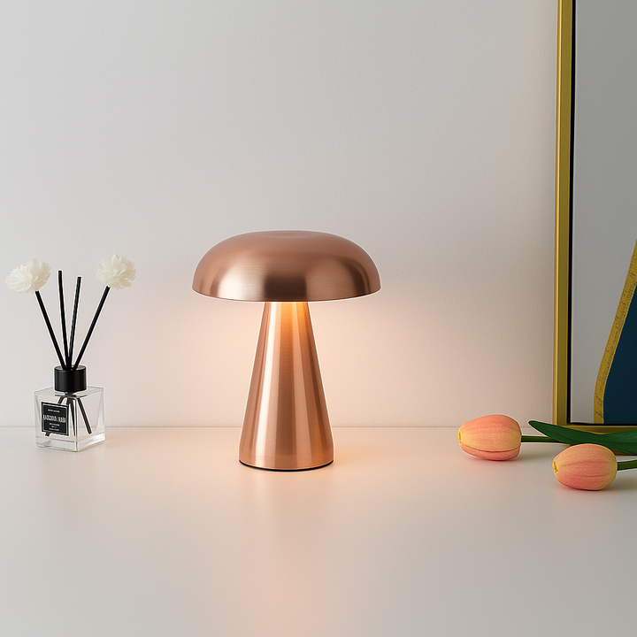 Caelindor modern lamp close-up of touch sensor