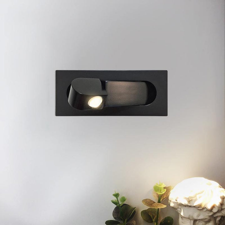 Recessed wall light dimensions diagram