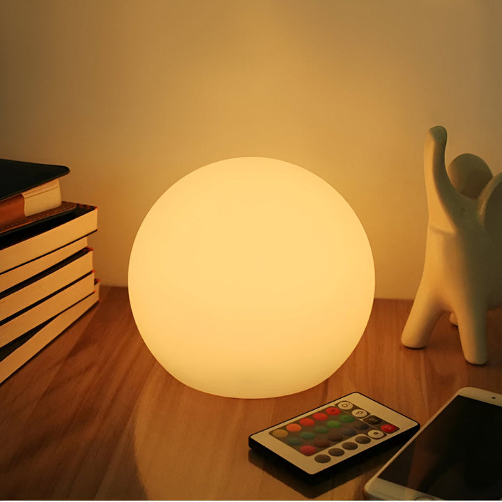 Thessara LED sphere lamp large 20cm size for floor placement