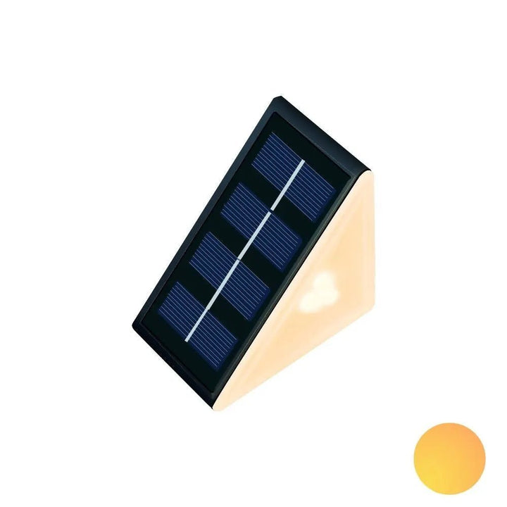 Modern Angled Solar LED Step Light
