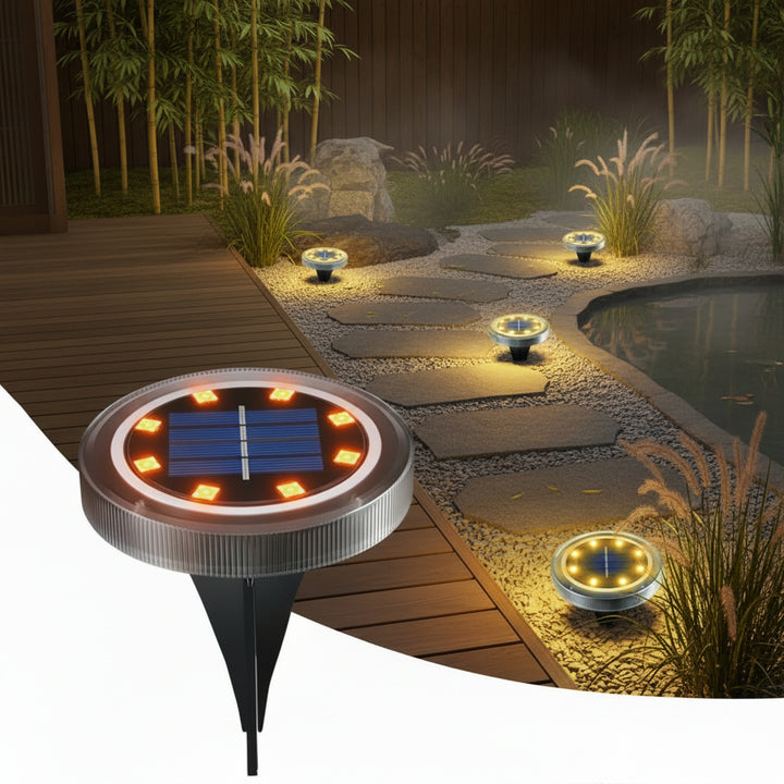 Solar LED Garden Ground Lights