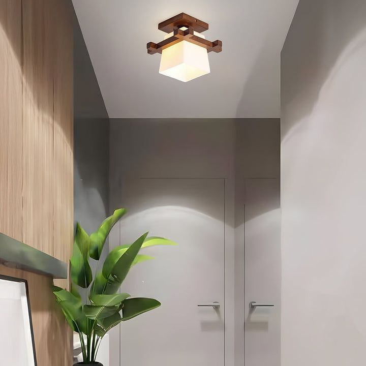 Jazello Japanese Style Ceiling Lamp — Calm Living Room Light