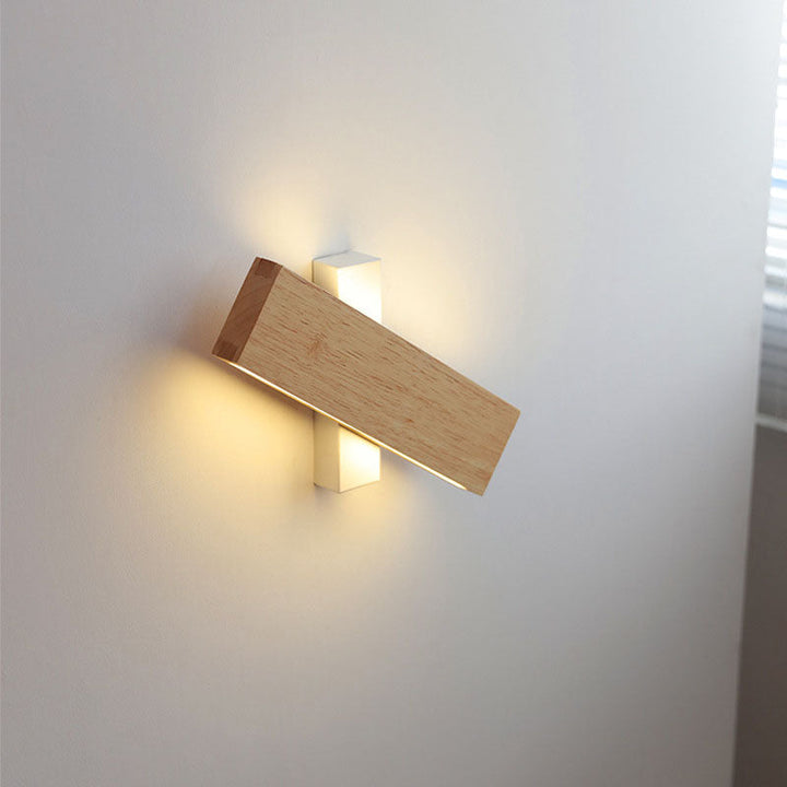 Japanese Wood Wall Sconce — interior styling
