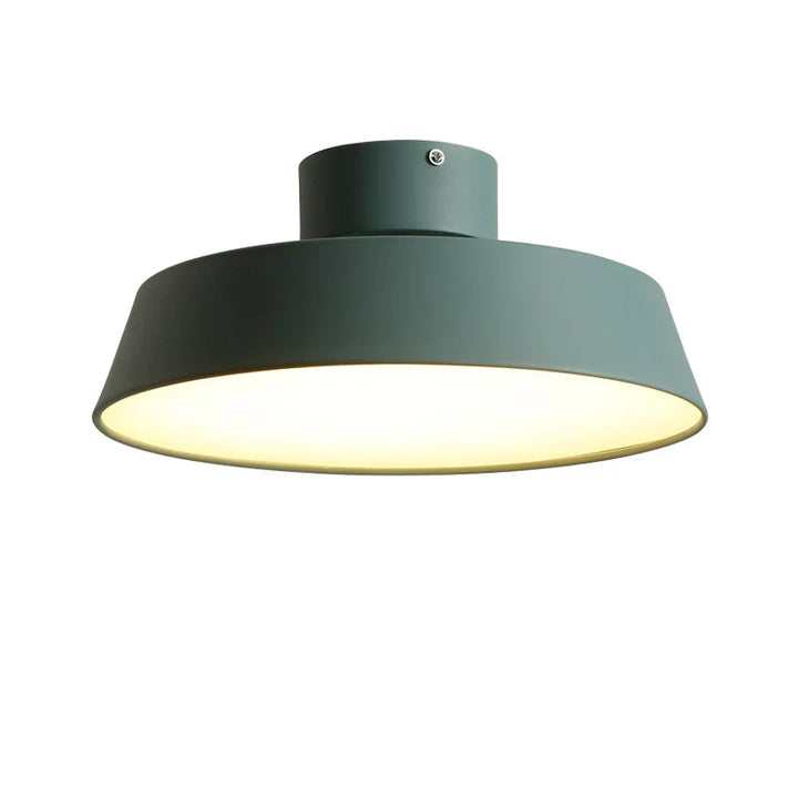 Avenae round Nordic LED ceiling light in styled interior
