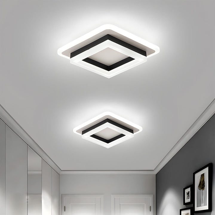 Velorind Square LED Ceiling Lamp — Modern Hallway Light