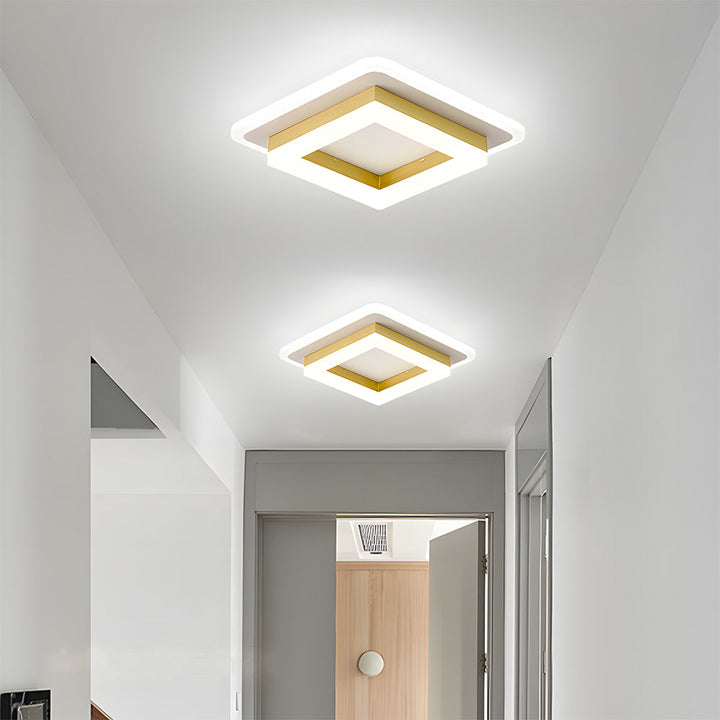 Velorind Square LED Ceiling Lamp — Modern Hallway Light