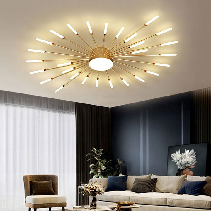 Wesley Fireworks Ceiling Light — dimension reference