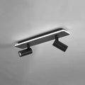 Black / 2 Lamps - D35cm*H5cm(19W) / White light