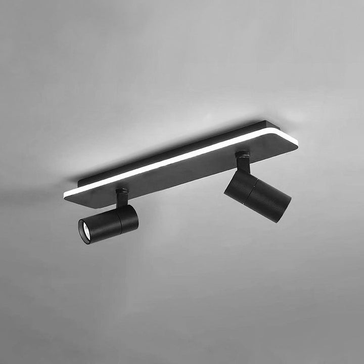 Triccon ceiling lamp side view showing slim 5 cm profile