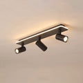 Black / 3 Lamps - D60cm*H5cm(35W) / Warm light