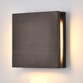 "Square 9W" / White light / Walnut colour
