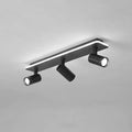Black / 3 Lamps - D60cm*H5cm(35W) / White light