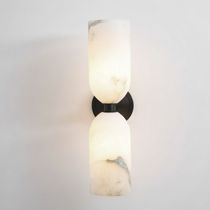 Alabaster Nexus Wall Sconce | Spanish Stone & Brass Wall Light