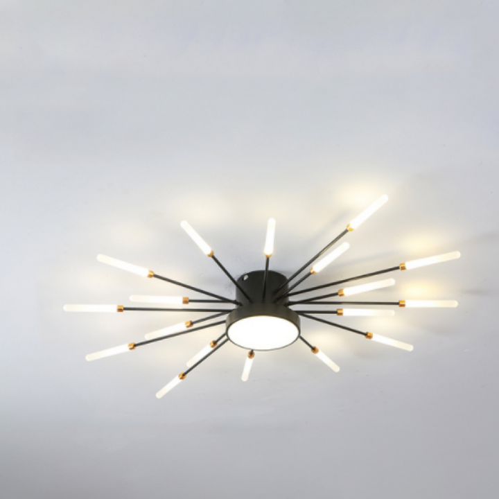 Wesley Fireworks Ceiling Light — overhead view