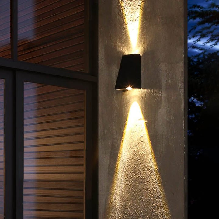 Modern Solar LED Up & Down Wall Light