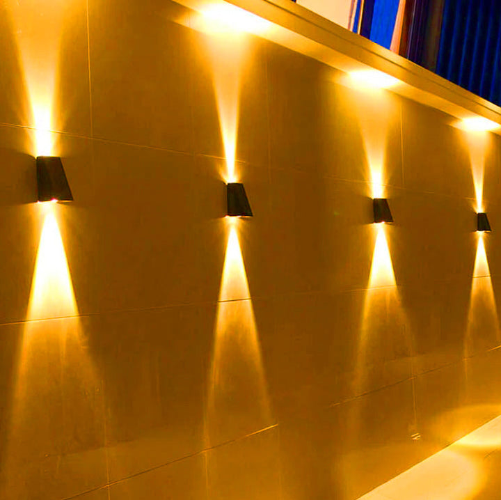 Modern Solar LED Up & Down Wall Light