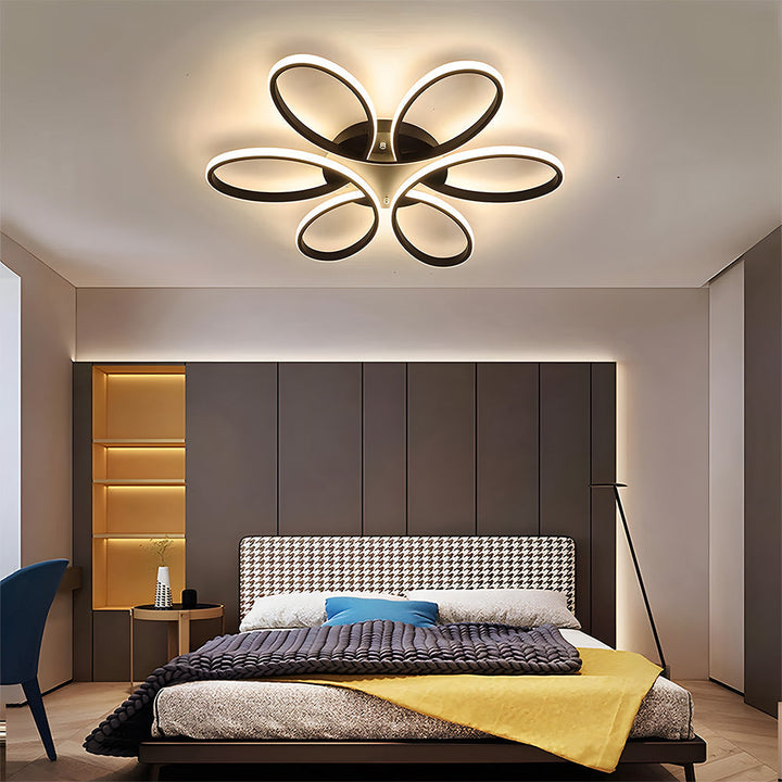 Zesline minimalist LED ceiling lamp mounted in modern living room