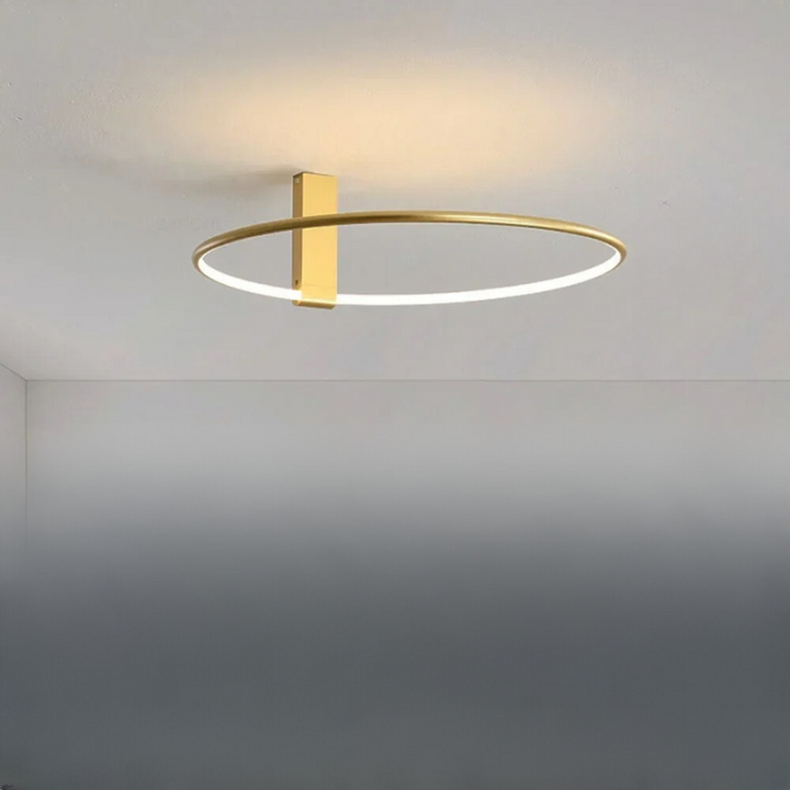 Aurenza round ceiling light in a modern living room interior