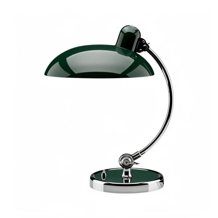 Astra LED desk lamp push-button switch close-up detail