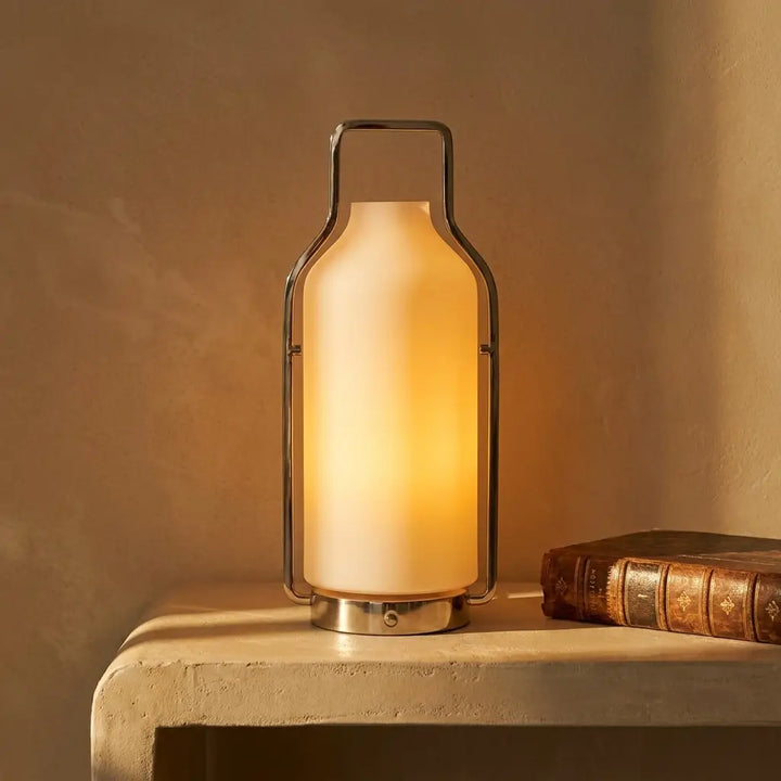 Vintellea Vintage Lantern Table Lamp | Cosy LED Light | JDHSONLINE