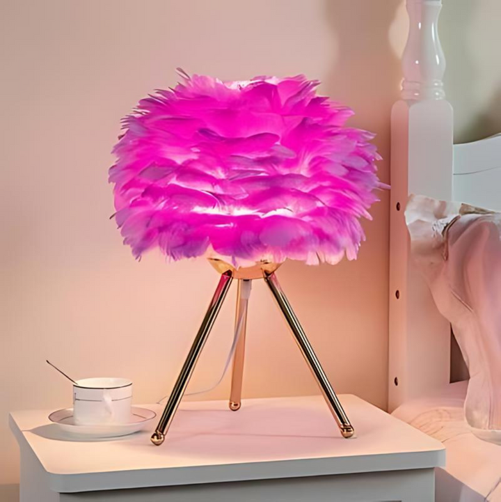 Vynex luxury lamp soft feather springs designer detail