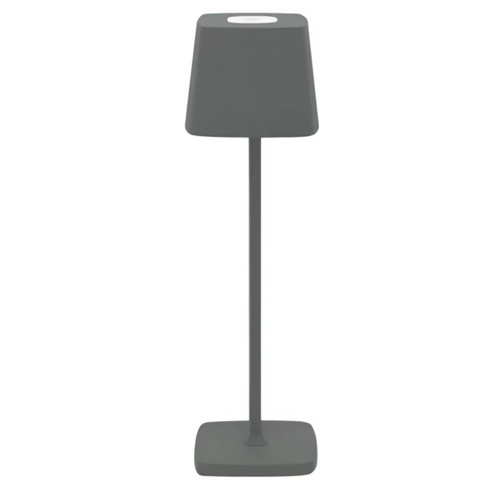 Sideris cordless table lamp in black close-up