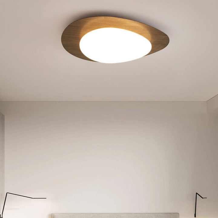 Nordic Pebble Flush Ceiling Light — main view