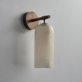 ∅ 3.9″ x H 7.8″ / Antique Bronze & White