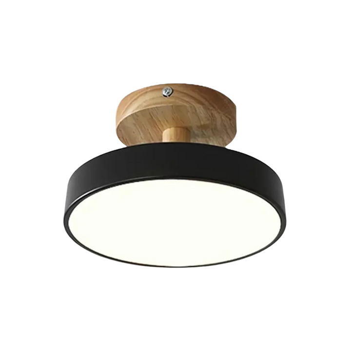 Soreia ceiling lamp in black finish swatch