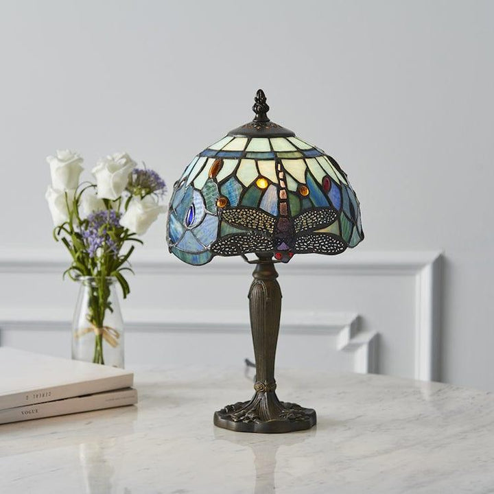 Blue Dragonfly Tiffany table lamp – main product view