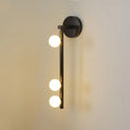 3 Heads ∅ 4.7″ x H 19.7″ / Dia 12cm x H 50cm / Black & White