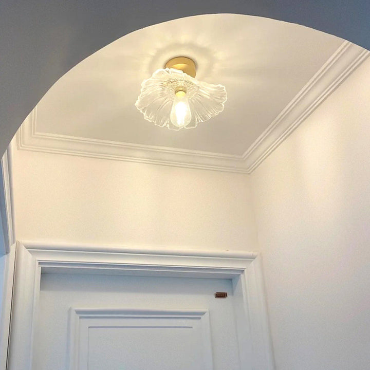 Calia flower glass pendant light – main product view