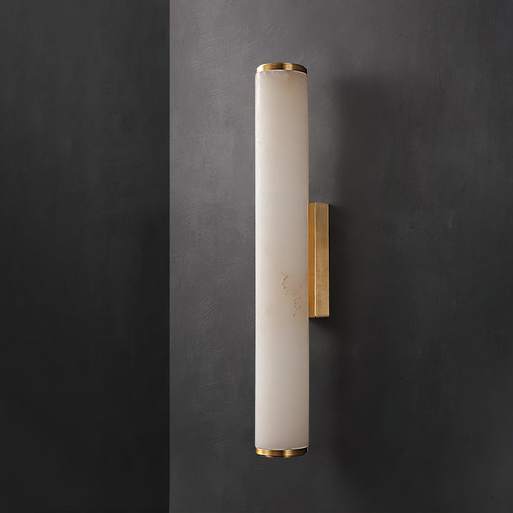 Callisto Alabaster Wall Lamp | Brass & Natural Stone LED Wall Light