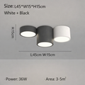Black 3 Cups / Dimmable with remote control