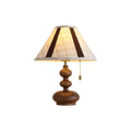 Walnut color & Beige plaid / British plug