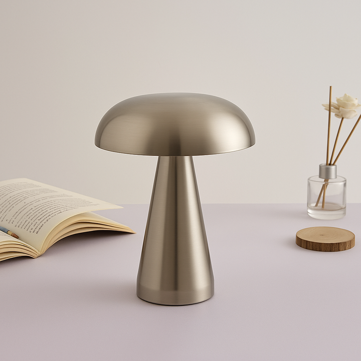 Caelindor minimalist table lamp in bedroom interior