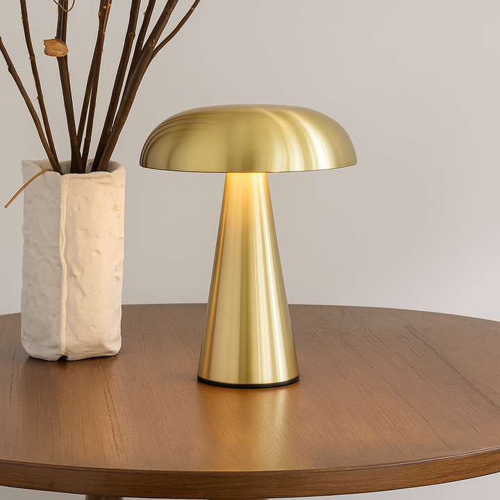 Caelindor touch control LED lamp glowing softly