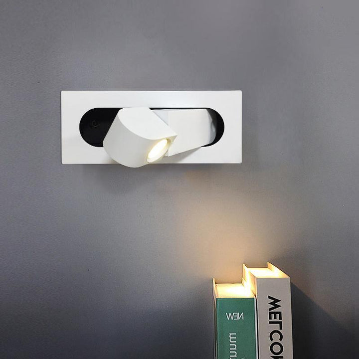 Recessed sconce installation cutout detail