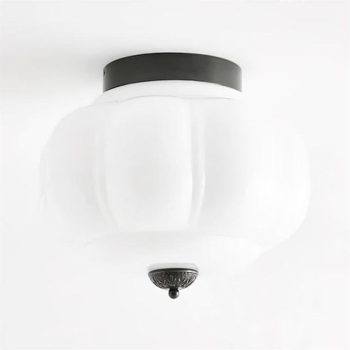 Lelon ceiling lamp black finish variant, 24cm diameter
