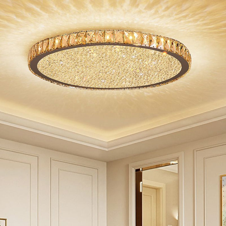 Detail shot of Elysian Flush Mount Ceiling Light flush mount ceiling light showing modern finish