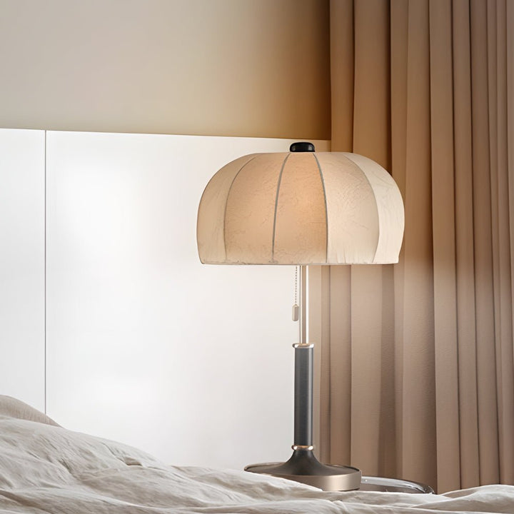 Brass Dome Pull-Chain Lamp