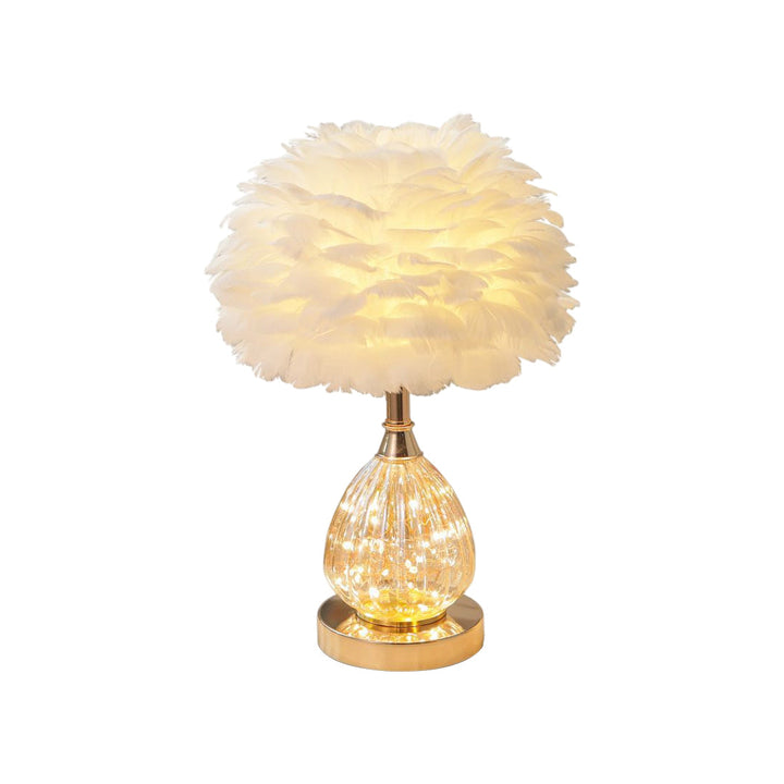 Feather Table Lamp