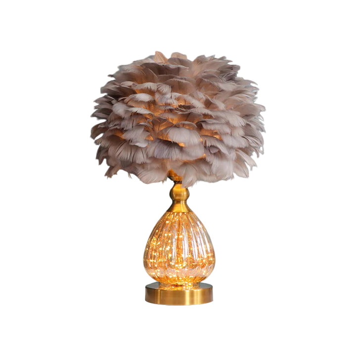 Feather Table Lamp