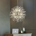 Chandelier 45cm-8 Heads / Warm White / Chrome