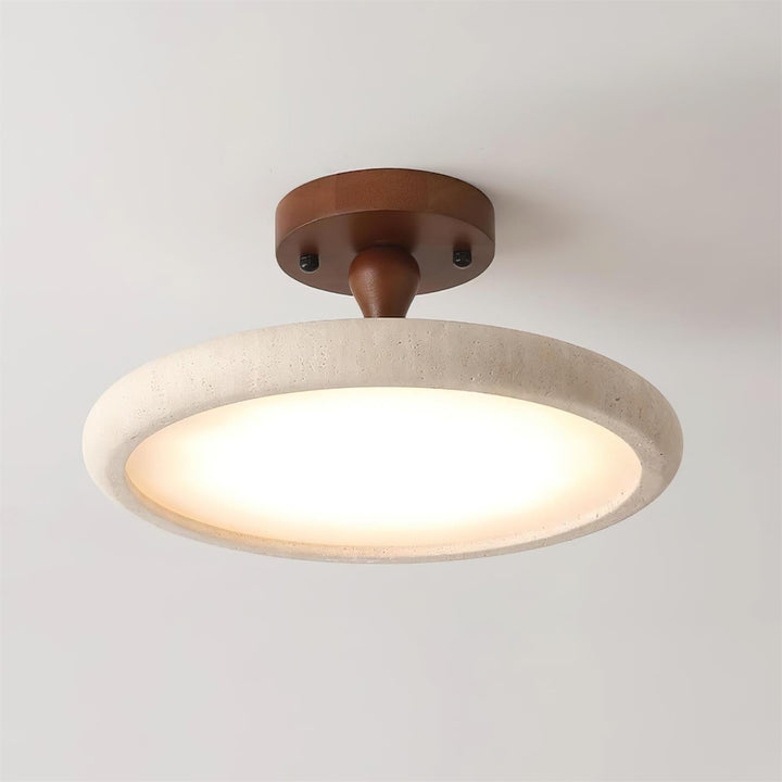 Calyran ceiling lamp product shot on neutral background
