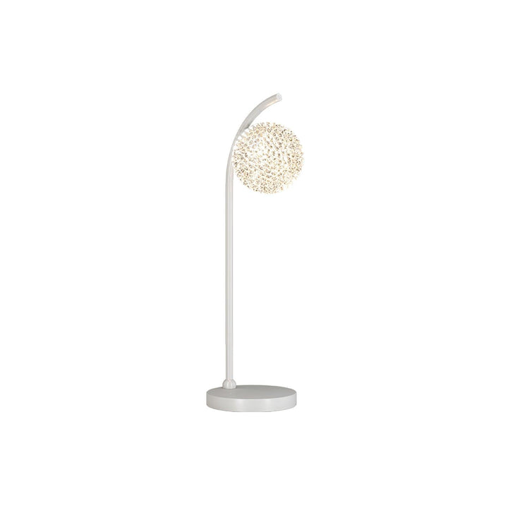 Isavelle crystal glass lamp with warm LED light